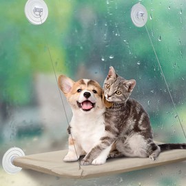 8 Replacement Suction Cups, Strong PVC Cat Bed Suction Cups, Suitable for Cat Window Bed, 8cm and 8.5cm Diameter, Crosshole and Ring Design, Easy to Stick, Durable Material