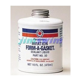 PERMATEX 80017 AVIATION FORM-A-GASKET #3 SEALANT 16 OZ BOTTLE