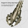 New Four-Flute Sawtooth Eccentric Drill Bit, 2025 Upgraded Four Blade