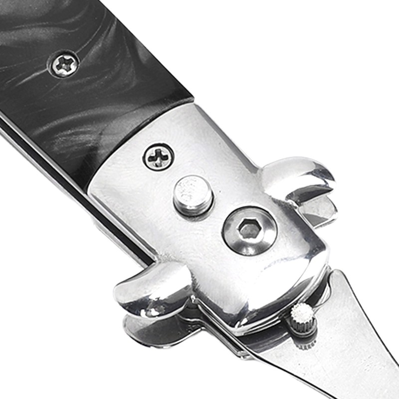 Folding Spring Camping Fork One Button Flick 304 Stainless Steel