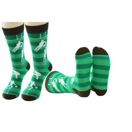 solo-pro master your game Funny Rugby themed socks for men, novelty gift fathers day birthday