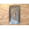 Forged Pebble textured light switch plate