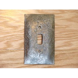 Forged Pebble textured light switch plate