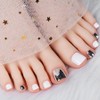 [SS62] Toenail self pedicure nail sticky cure pedi 02.Wine ONESIZE / [에스에스62]발톱 셀프 패디네일 네일 붙이는큐어패디 02.와인ONESIZE