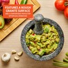 IMUSA 8.5" Traditional Heavy Duty Polished Granite Molcajete for Fresh