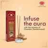 Hem Precious Chandan Incense Sticks,Pack of 6-20 agarbattis Each Total