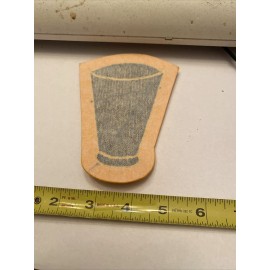 Unbranded Chenille Cheerleader MEGAPHONE Green On Orange Applique Patch Iron On Letterman