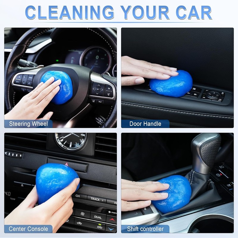 PEAKTREND Car Cleaning Gel Detailing Putty,Automotive Interior Cleaning Slime,Car Vent