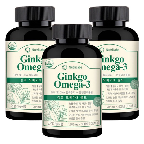 Nutrilabs Ginkgo Omega 3 3pcs Dry eye eye health