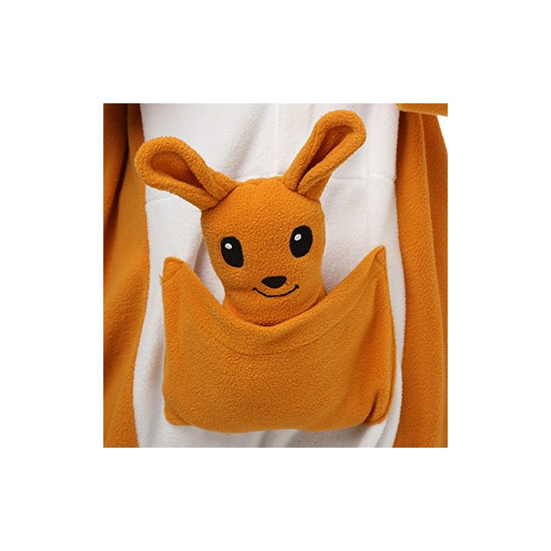 ZKomoL Unisex Adults’ Kangaroo Onesie, Pyjamas, Cosplay Idea, M