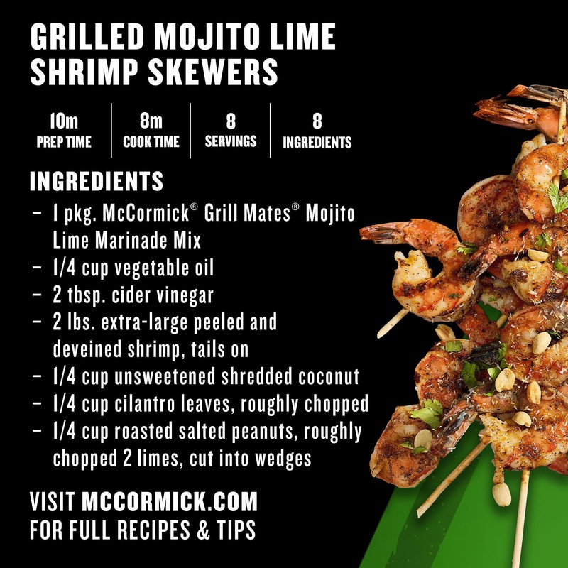 McCormick Grill Mates Mojito Lime Marinade Mix, 1.06 oz