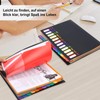 Souvik Expanding File A4 12 Pages Coloured with Labels Organiser