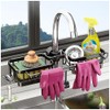 Kitchen Sink Faucet Organizer, Sponge Holder for Kitchen Sink with