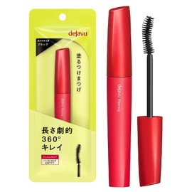 dejavu Dejavu Paint-on False Eyelashes Long Type Fiber Wig Ultra Long 1 Black Mascara Film Type