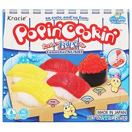 Kracie Popin' Cookin' DIY Candy Sushi Kit, No Bake, 1 Ounces (Pack Of 1)