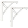 MS Beschläge Heavy Duty Folding Console 1 Pair Steel Shelf