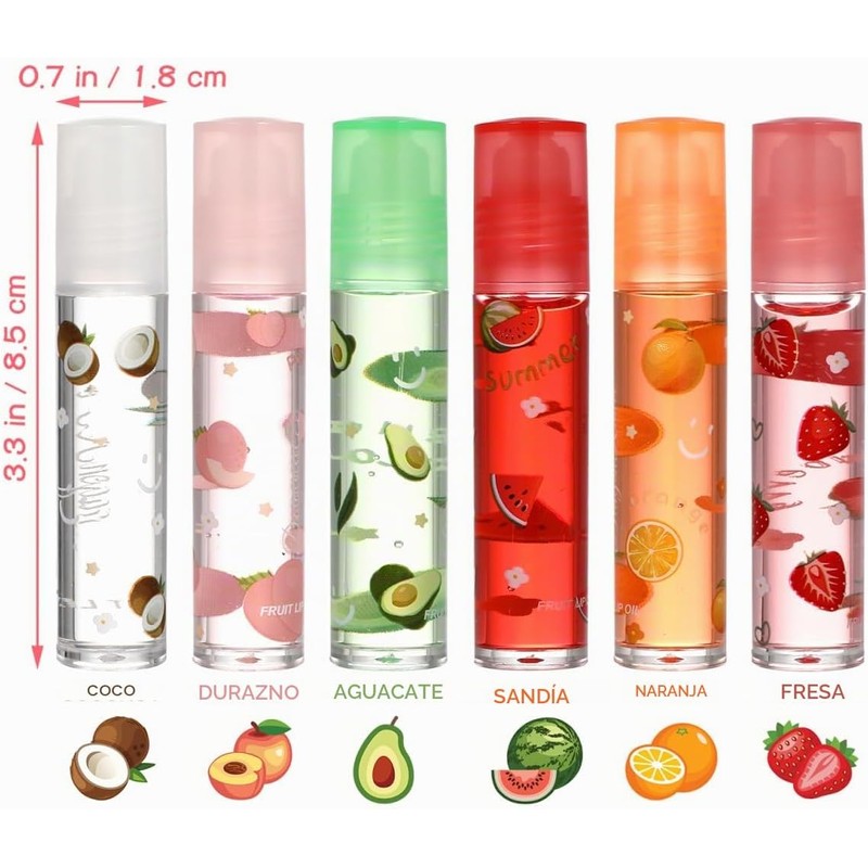 Ipetboom Brillo De Kissing Fruit Gloss - Juego De 6