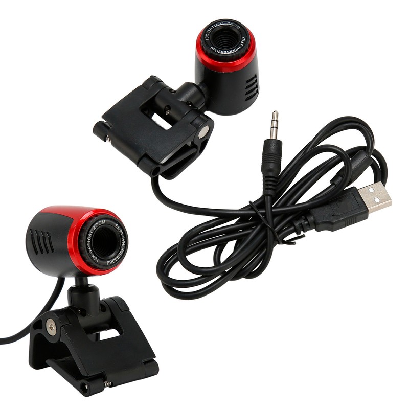 USB2.0 with MIC HD Webcam Web Camera Cam 360 Degree
