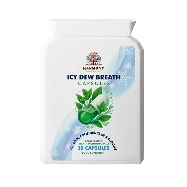ICY Dew Breath Freshening Capsules - Stop Bad Breath &
