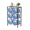 ybaymy 5 Gallon Water Jug Holder, 4-Tier 6-Tray Heavy Duty