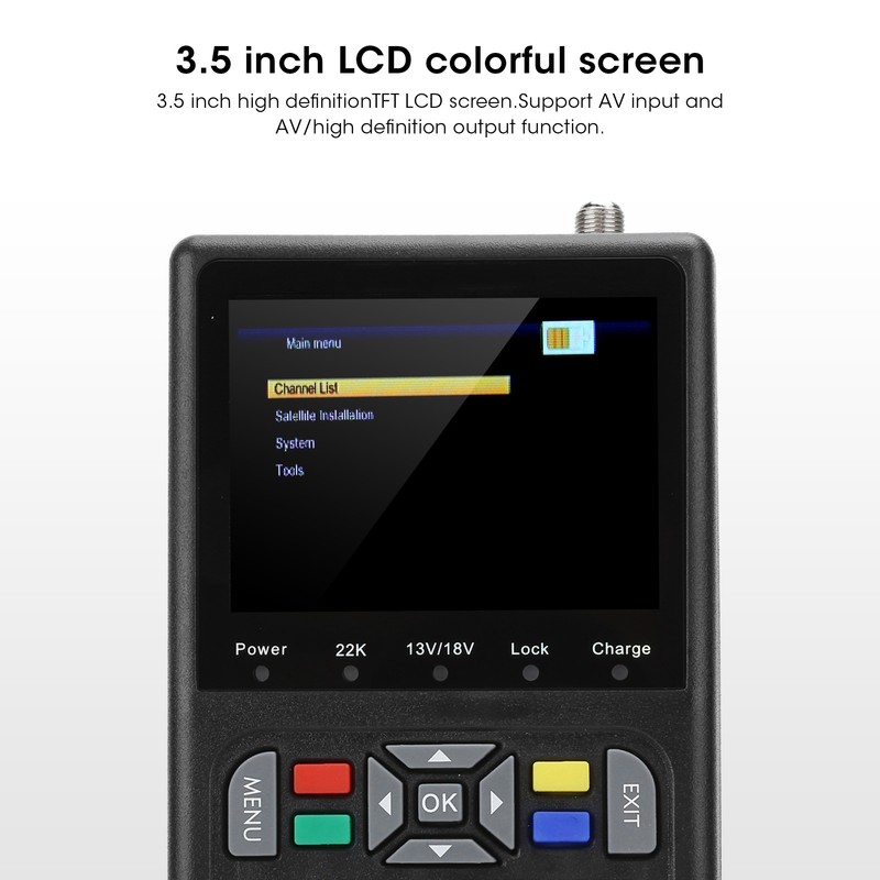 High Definition Satellites Star Finder Identifier Equipment Accessory DVBs s2