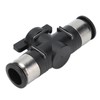 Push To Connect Straight Union Ball Valve Quick Release Pneumatic