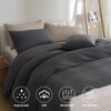 Jessrydo Waffle Duvet Cover King Size Soft Breathable Cooling Luxury