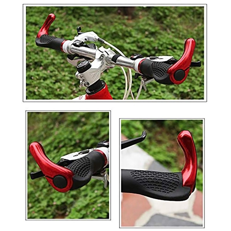 VOANZO Bicycle Handlebar Grips, Ergonomic Design Rubber MTB Mountain Bike
