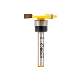 Yonico 14912q 5/32-Inch x 3/8-Inch Top Bearing Slot Cutter Router Bit 1/4-Inch Shank