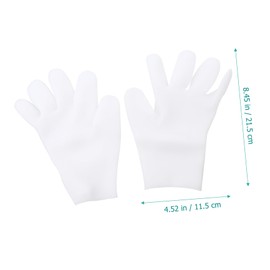 FOMIYES 1pair Moisturizing Gloves for Hands Care Soft and Hydrating Therapy Gloves for Exfoliating Whitening and Preventing Dryness for Home