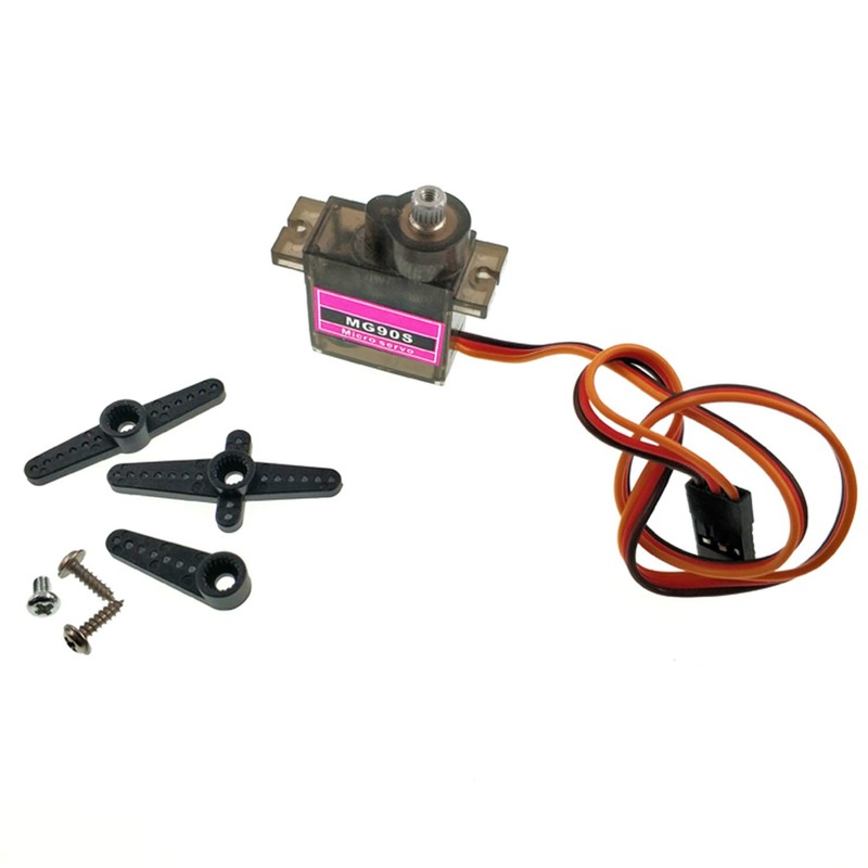 Maxmoral 2pcs MG90S 9g Metal Gear Micro Tower Pro Servo