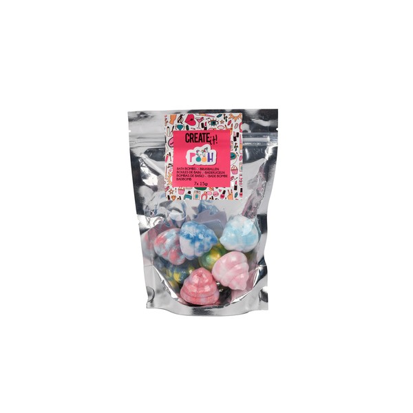 CREATE IT 84418 Bath Bombs, Unicorn Piles, for Children from