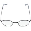 Solar Unisex Glasses R10 Rose Gold +1.5, Matte Black