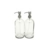 Vivaplex, 2, Large, 32 oz, Empty, Clear Glass Bottles with