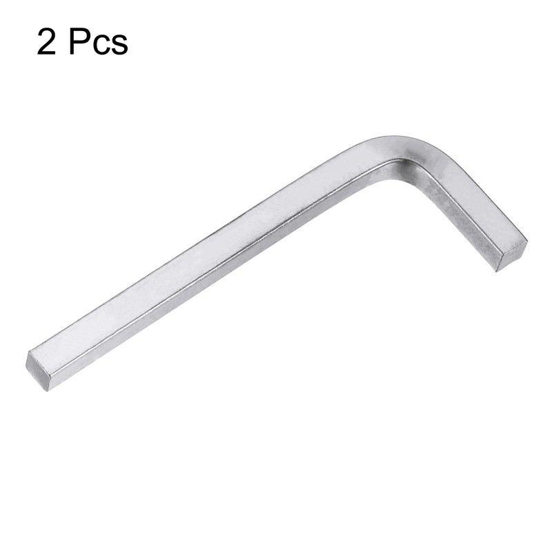 sourcing map 2pcs L-Shaped Square Head Wrench 7mm Carbon Steel