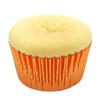 Mombake Brand, Paper Orange Foil Cupcake Cases, 200-Count, All Occasions,