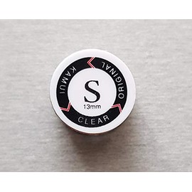 Kamui Clear Super Soft / Medium Original 10 Layers Cue Tips Pool Accessories Size 13 mm/14 mm Hardness Version SS/S/M, Clear Soft - 13 mm