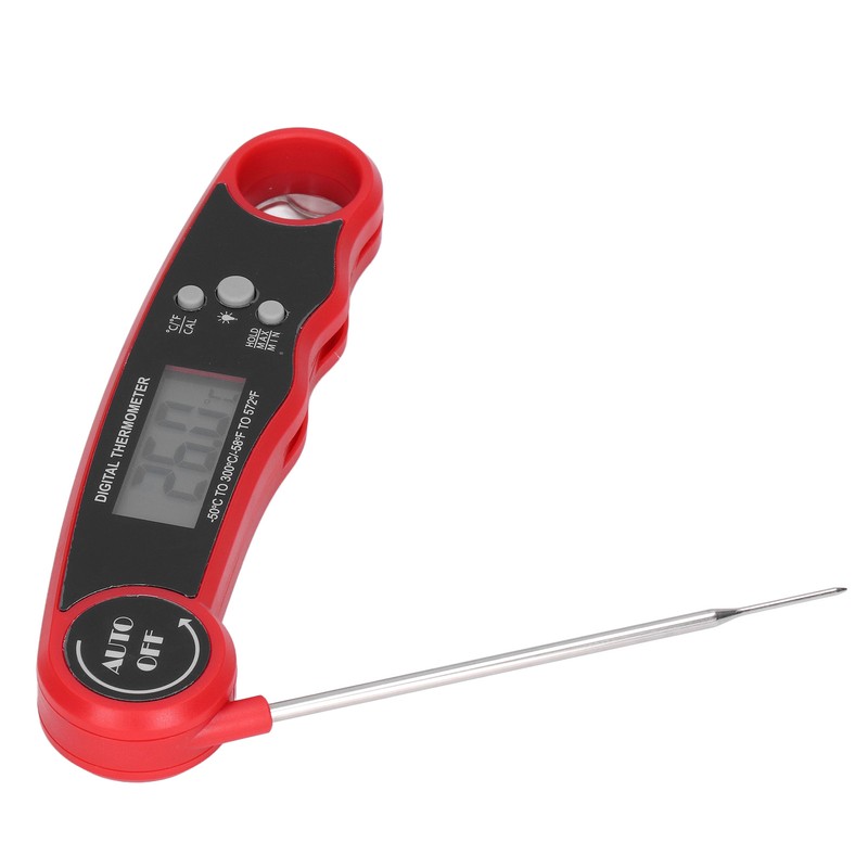 Food Thermometer Waterproof 304 Stainless Steel Folding Probe Fast Meat