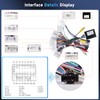 Radio Harness Adapter Wiring Harness with J-BL Canbus Compatible with