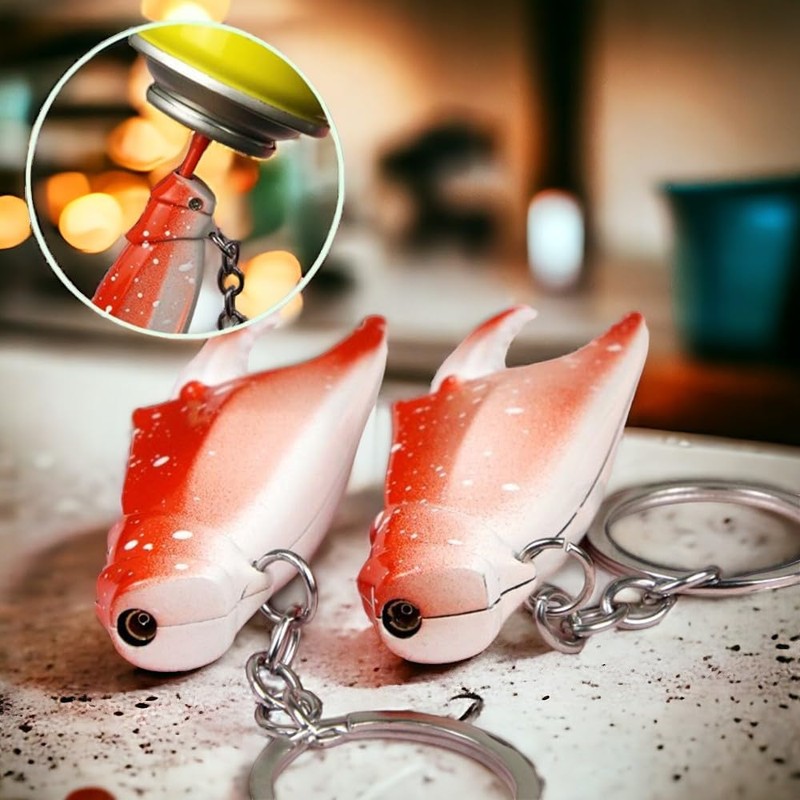 Crab Claw Keychain Lighter, Butane Soft Flame, Refillable Butane Torch,