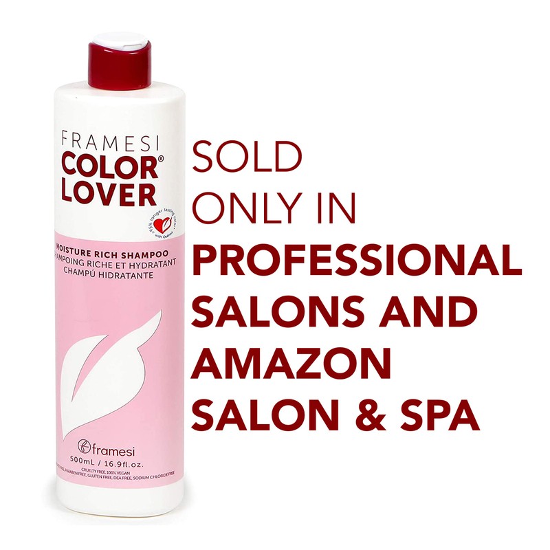 FRAMESI Color Lover Moisture Rich Sulfate Free Shampoo with Quinoa