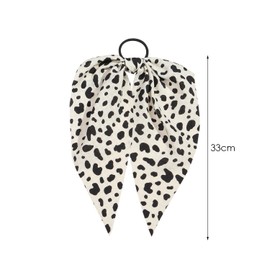 2 Pieces Of Cow Pattern Hair Ring, Streamer Hair Ring, Elastic Hair Ring, Cute Hair Ring, Women'S Hairstyle Tool