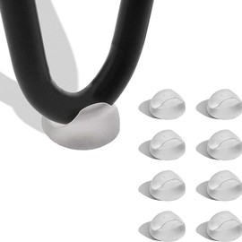 Housoutil 8pcs Chair Foot Protector Furniture Protector Clear Chair Clear Hair Clips Hairpin Leg Pads Rubber Chair Pads for Legs Chair Floor Protectors for Hardwood Furniture Feet Pad Chair