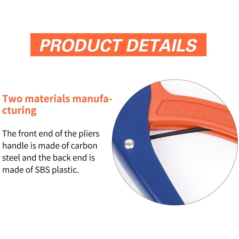 Automatic Wire Stripper and Cutter, Adjustable Insulated Cable Stripping Pliers