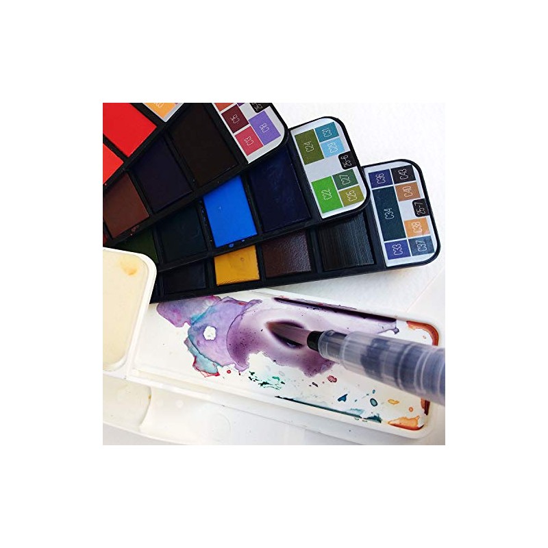 ARTIST Start Watercolor KIT 42 Colors + Brush