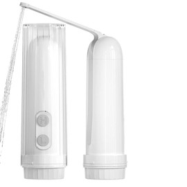 Po Dusche 140ml, IPX6 Wasserdichter Elektrischer Mobiles Reise Bidet Popodusche mit Düse 180-Grad-Anpassung, Perfekt für Babypflege, Wochenbett, Behinderung, Intimdusche und Spart Papier