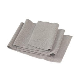 TinaKim Rib Knit Fabric,Waistbands Cuff Hem Collar Trim Material (Gray, 36x6in)