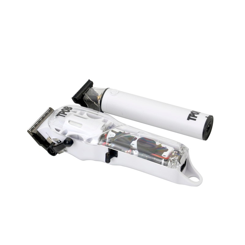 TPOB White Slime 2 Splatt Clipper Trimmer Set Barber Hair