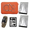 Wild Emergency Survival Kit - Airtight Survival Box,with Thermal Blankets,