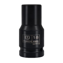 18 mm Multi-Tooth Impact Wrench Nuts 3/4 Inch 12-Point Nuts Power Socket Spanner Insert (Length: 80 mm)